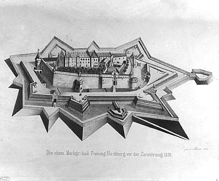 Festung Hachberg im Schwarzwald vor der Zerst�rung 1670 � Wehrgeschichtliches Museum Rastatt