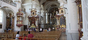 Innenansicht der Klosterkirche St. Märgen