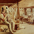 Bauzernstube aus Appenzell-Innerrhoden, um 1860