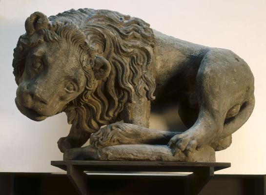 Löwe am Altstädter Brückentor in Prag. Foto: Haus der bayerischen Geschichte