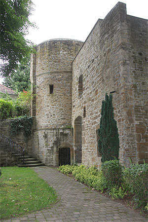Meisenheim, Überreste der Burg der Grafen von Veldenz