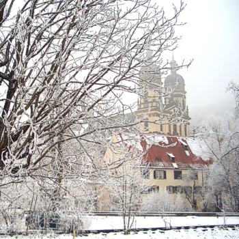 Kloster Schöntal im Schnee. Bild: SSG/LMZ