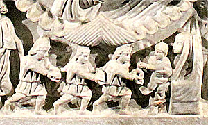 Anbetung der Könige, Syracus, 4. Jh.