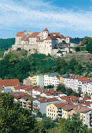 Burg Burghausen, Hauptburg von Nordosten