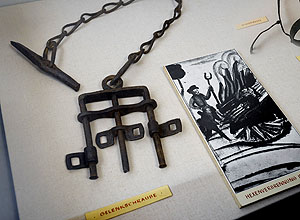 Gelenkschraube aus der Zeit der Hexenverfolgung. Heimatmuseum Veringenstadt. Foto: Frank Müller