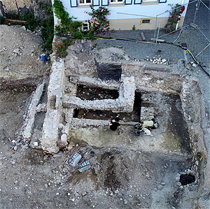 Reste der mittelalterlichen Ortsburg (Quelle: Archbau)