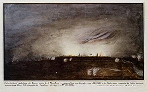 Perspectivische Vorstellung des Feuers in der Stadt Mannheim vom 20ten auf den 21ten November Anno MDCCXCV in der Nacht unter commando Sr. Ex'llens des commandierenden Herrn K.K. Generalen der Cavallerie Grafen von WORMSER