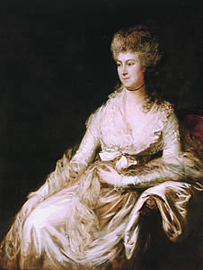 Thomas Gainsborough, Porträt der Franziska Lebrun, 1780
