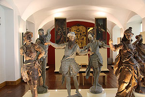 Holzfigurenb Feuchtmayers im Klostermuseum Salem. Foto: kulturer.be