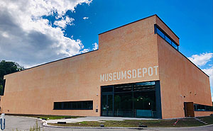 Das neue Museumsdepot des Dreiländermuseums in Lörrach. Außen- und Innenansicht. © Dreiländermuseum Lörrach / Fotos: Markus Moehring.
