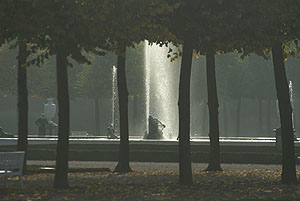 Bis zur Winterpause zwei Stunden kürzer in Betrieb: Arionbrunnen im Schwatzinger Schlossgarten. Foto: kulturer.be