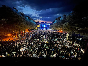Schlosspark Bruchsal: Event "Musik im Park" 2022. Foto: provinztour/ssg
