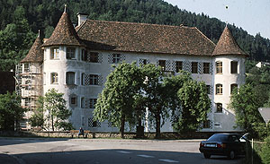 Wasserschloss Glatt bei Sulz am Neckar. Archiv-Aufnahme um 1985. Foto: kulturer.be