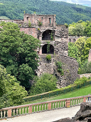 Schloss Heidelberg, Sog. Kraut- oder Speckturm. Foto: kulturer.be