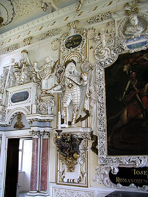 Schloss Salem, Kaisersaal, Standbild des Kaisers Leopold I. Foto: kulturer.be