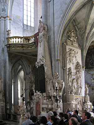 Münsterkirche Salem, Innenraum mit der Alabasterausstattung des späten 18. Jahrhunderts. Foto: kulturer.be