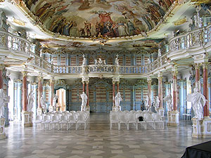 Kloster Schussenried, Bibliothekssaal. Foto: kulturer.be
