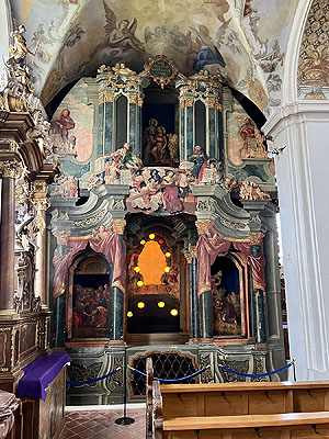 Klosterkirche Schussenried, Heiliges Grab. Foto: Ana Sophia Suarez-Lerche/ssg.