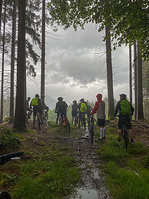 Mountainbiken im Allgäu. Foto: Volker Audorff