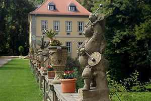 Schlossgarten Weikersheim, Zwergengalerie. Foto: kulturer.be