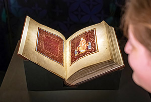 Codex Egberti. Foto Badisches Landesmuseum, Foto: Deck.