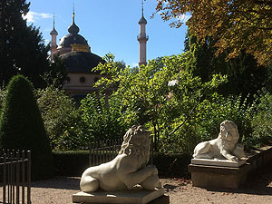 Schlossgarten Schwetzingen, "Türkischer Garten" mit Moschee. Foto: kulturer.be