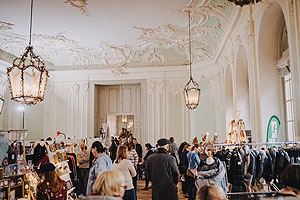 Ausstellungs- und Verkaufsraum im Südlichen Zirkelbau.