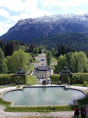 Schloss Linderhof, Ansicht von Norden