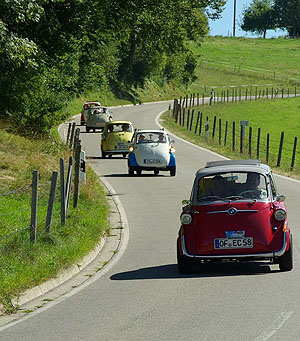 Jahrestreffen des Isetta-Clubs Deutschland: Der Isetta-Club Deutschland ist am 24. und 25. August zu Gast im Freilichtmuseum Vogtsbauernhof. Foto: Isetta-Club e.V. 