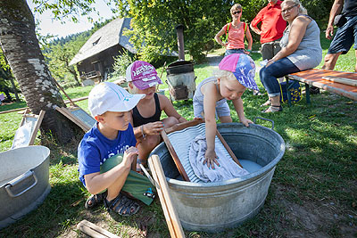 Ferienprogramm: Wäschewaschen