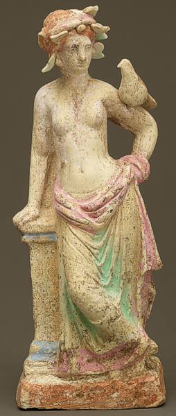 Aphrodite mit Taube, Italien, Hellenistisch, 300200 v. Chr.
